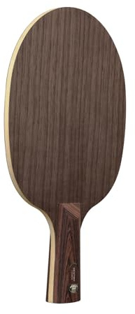 STIGA Destiny Carbon Offensive Table Tennis Blade, Round Shape for Advanced Players Seeking Speed, Control - Pen - Brown
