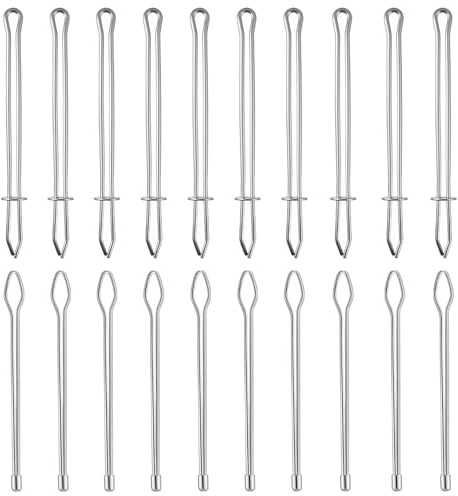 Elegaperma 20 Pcs Drawstring Threader Tool,Bodkin Size: 3.2,2.7