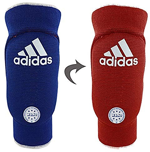 adidas Unisex – Erwachsene Elbow Guard Padded Reversible Ellenbogenschützer, rot/blau, M