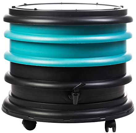 WORMbox | Wormery Worm Farm composter 2 Turquoise Trays | 32 liters | Organic Waste Compost, make your Worm Castings