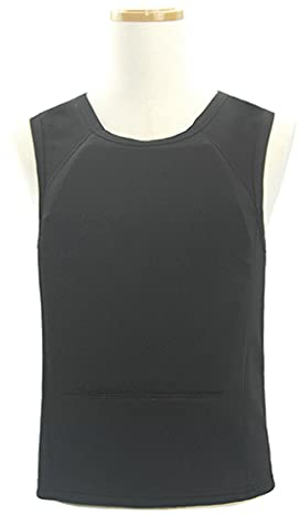 AJDGL IIIA Level Kugelsichere Weste - Verdeckte Taktische Sicherheitsschutzkleidung Stichsichere Westen Leicht Wasserdicht Atmungsaktiv,Schwarz,3XL
