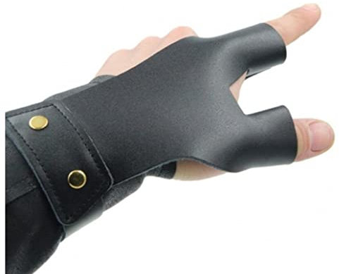 1pc Bogenschießen Handschuh Handmantel Beschützer Schießhandschuh Linke Hand Für Traditionelle Recurve Bow Longbow