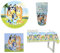 Partymax Bluey Birthday Party Supplies for 16 Guests | Bluey Party Supplies | Bluey Birthday Decorations | Bluey Tablecover, Bluey Plates, Bluey Cups, Bluey Napkins,