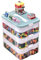 Aufbewahrung Box für Lego - Kinder Bausteine Boxen Mit Deckel, 3 Stufen Spielzeug Aufbewahrungsbehälter, Sortierbox für Spielzeugkiste für Blöcke (Grün)