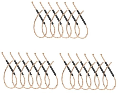 POPETPOP 18 Sets Survival Fire Making Tool Camping Flame Ropes Starting Portable Outdoor Handle