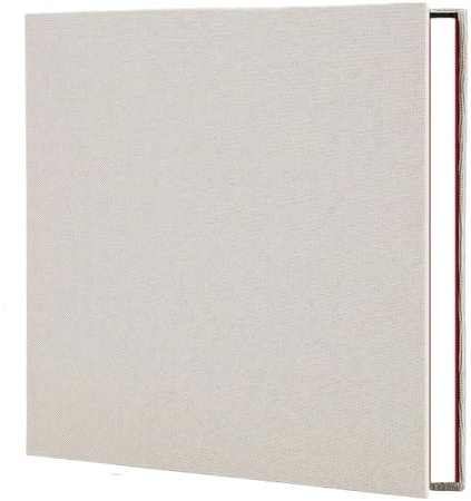 RUWLFE fotoalbum självhäftande linneomslag för scrapbooking gör-det-själv-fotoalbum för kvinnor och män, color1, En Storlek, klassisk