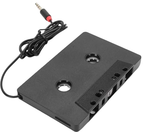 Erchineko Universal Kassettadapter, 3,5 Mm Typ C Aux-ljudkabel med Guldpläterad Kontakt och Smart Spänningsreduktion, för Telefon MP3-spelare Bilstereoljud