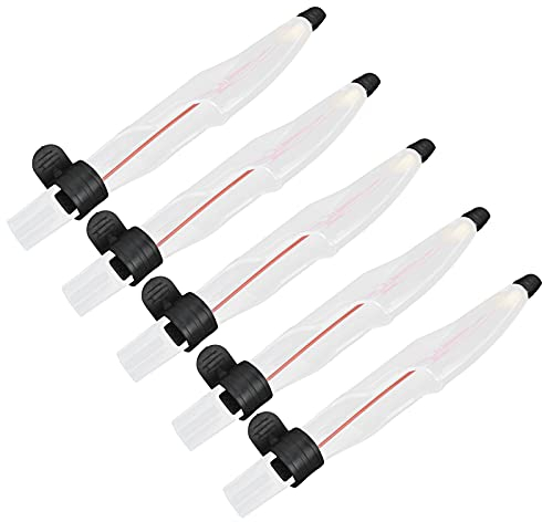 Dilwe Angelrutenspitzenschutz, Angelrutenzubehör PVC Angelrutenspitzenkappe für Meeresrute für Felsenrute für Rutenköpfe(2#)