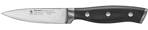 HENCKELS Forged Accent Razor-Sharp 3.5-inch Paring Knife, German Engineered Informed by 100+ Years of Mastery, Black