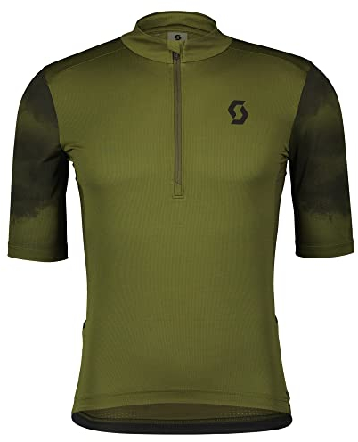 SCOTT Gravel 10 Fahrrad Trikot kurz fir grün 2024: Größe: L (50/52)