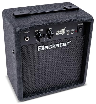 Blackstar Debut 10 LT Chitarra elettrica Amplificatore combo da 10 Watt Perfetto per principianti, Controlli volume ed EQ per esercitazioni domestiche, Ingresso audio e uscita emulata/Cuffie