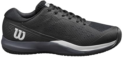 WILSON Rush Pro Ace Men's Tennis Shoe, Black/Ombre Blue/White, Size 10