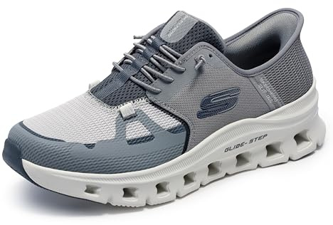 Skechers Glide-Step Pro Basket Femme | À enfiler, le coussin de talon maintient votre pied en sécurité, semelle intermédiaire géométrique Glide-Step
