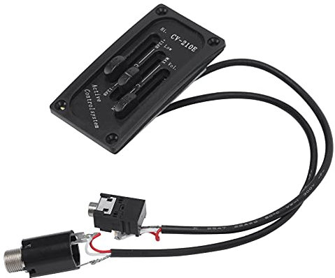 Controllo Silenzioso, Tono e Volume di Pickup e Volume Eq, Accessorio per il Pickup Violino Leggero, Raccolta di Audio Regolabile Eq per il CV -210E Elettrico con Applicazione Fai -da -te
