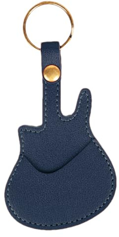 Teksome Caso de selección de Guitarra, Llaves de Soporte de selección de Guitarra - PU Bolsa de plectro de - PU Puga de Almacenamiento de plectro de para Reproductores de música, coleccionistas
