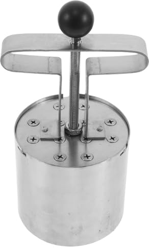 Gadpiparty Strumento per pressare bricchette di carbone - Stampo a nido d'ape in acciaio inossidabile - Fornitura fai da te di combustibile per carbone azionato manualmente - Accessorio per la
