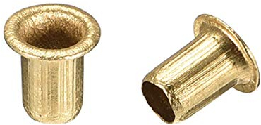 Hohlnieten, 4 mm x 6 mm, Kupferloch, Hohlnieten, Lochnieten, Loch, Lochkreis, doppelseitig, PCB, 200 Stück