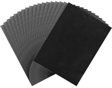 PATIKIL Carbon Paper, 50 Sheet A4 Graphite Transfer Tracing Copy Paper for Tracing Drawing Writing on Wooden Canvas Paper 8.3 x 11.7 Black