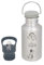 LÄSSIG Trinkflasche Edelstahlflasche BPA-frei 500ml Kinder Kita Kindergarten auslaufsicher mit Sporttrinkverschluss/Bottle Stainless Steel Happy prints animal