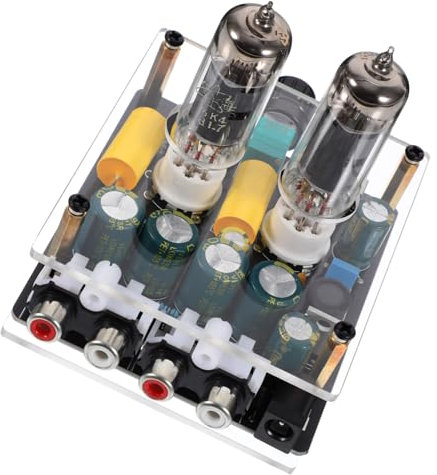 MOLUCKFU Preamplificador De Válvula Electrónica HiFi Plato Giratorio Amplificador De Audio Portátil Fácil Instalación Mejora El Sonido Sistemas De Audio