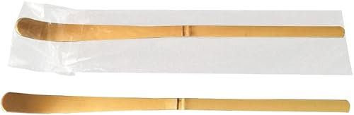 Matcha cucchiaino polvere di bambù cucchiaio da tè accessori per la cerimonia del tè in legno 18 x 1 cm 2 pezzi