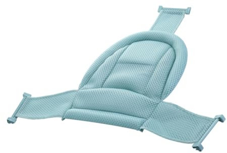 RORPOIR Soporte De Baño Antideslizante Para Recién Nacidos y Cojín De Malla Ajustable Para Bañera, Tela Transpirable y Segura, Baño Infantil Casa, Protección Cómoda Para Ñiño