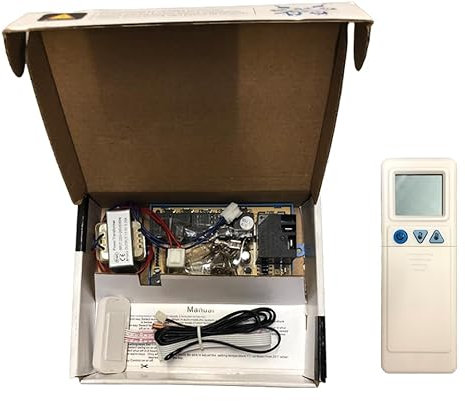 3S SuperSamaStore Telecomando Universale per Condizionatori Split On/Off con Scheda Elettronica e Cavi Collegamento, Telecomando Compatibile con Climatizzatori per Controllo Unità Interna