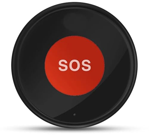 Fangxuee Pulsante di Chiamata di Emergenza Tuya WiFi SOS per Pazienti Anziani e Bambini per L'App Life con Batteria Ricaricabile