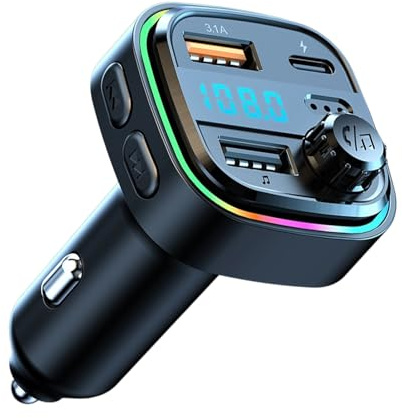 Bluetooth Voiture transmetteur FM, Voiture autoradio Bluetooth Accessoire