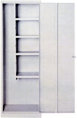 ARMADIO IN METALLO PORTASCOPE 60X39X180HCM (SMONTATO)