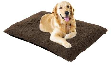 Coussin pour Chien, Lit Moelleux Lit pour Chat Lit Chien Dehoussable, Lit pour Animaux Lavable et Antidérapant, Orthopédique Panier Chien Moyenne et Grande Taille Coussin Chien(100x70x10cm)