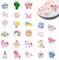 LHOEST 25 Stück Cartoon-Dekoration für Crocs, DIY Anstecker für Kinder Clogs, Abnehmbare PVC Charms und Pins für Mädchen und Jugendliche