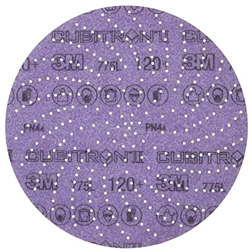 3M Xtract Cubitron II Hookit Clean Sanding Film Disc 775L, 5 in, 15 Piece Multi-Pack Hook and Loop S