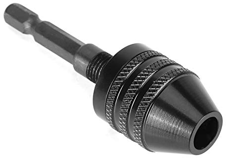 Schnellspannbohrfutter Bohrfutter 1/4Sechskantschaft Keyless Chuck Collet Adapter Kapazität 0,8-8mm für Elektroschrauber Drill