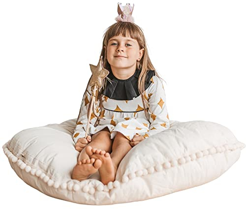 MINICAMP Riesiges Bodenkissen Geeignet als Dekoration für Kinderzimmer - aus 100% Baumwolle - Weich & Bequem