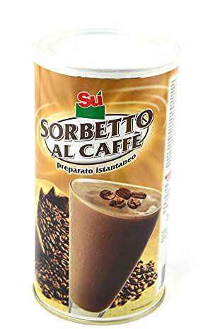 SU Sorbetto au café préparé instantané en poudre pour sorbet au café, idéal pour les travaux de glace, la pâtisserie, la pâtisserie.
