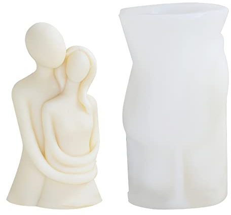 Moule à bougie 3D en silicone - Moule à bougie en silicone - Pour ornements - Fait à la main - Savon parfumé
