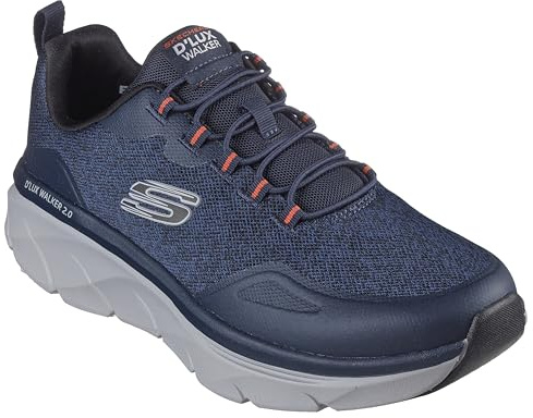 Skechers herrsko D'lux Walker 2.0 Steadyway sneaker., BLÅ, 43 EU