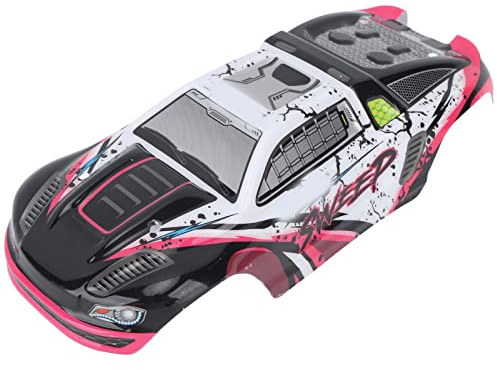Keenso Coque de Carrosserie de Voiture RC, Pièces de Rechange en PVC, Cadre de Carrosserie de Voiture à Haute Résistance aux Chocs, Carrosseries de Véhicules RC pour Voitures SCY (Rose