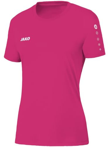 JAKO Damen Trikot Team, Kurzarm, deep pink, 34