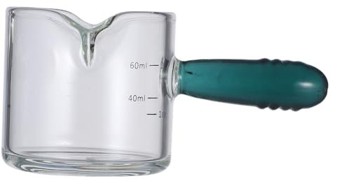 MUCKLILY Tazza Da Espresso Con Misuratore Per Caffè Bicchiere Per Schiumare Latte e Dosare Espresso Versatile e Compatto