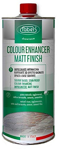 Faber Colour Enhancer Matt Finish: Stain-Resistant Toning Impregnating Treatment, Impregnating Absorbent Surfaces, Toning Solvent Impregnating Treatment for all Absorbent Surfaces 1lt,