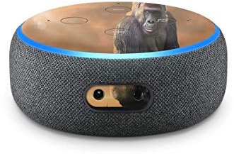Skins4u Aufkleber Design Schutzfolie Sticker kompatibel mit Amazon Echo Dot 3.Generation King