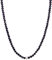 BERGERLIN Onyx Halskette schwarz - schwarze Kette - Silber - XS-S