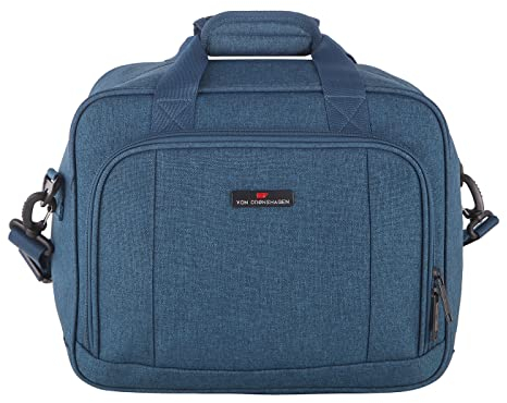Von Cronshagen Flugumhänger Cloud 2.0 | praktische Umhängetasche für Handgepäck Flugzeug | Tasche mit Handgepäcksmaßen | mit Aufsteckfunktion (Petrol)