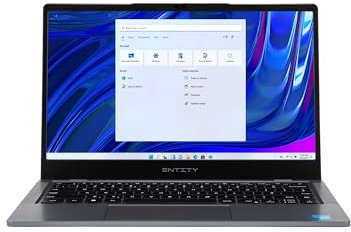 Entity Book 14 Home (2024) 14.0” Full HD Laptop Notebook PC (Intel Celeron N4020C, 4GB RAM, 128GB eMMC, Windows 11 Home, Dual Band Wifi, Integrated Webcam)