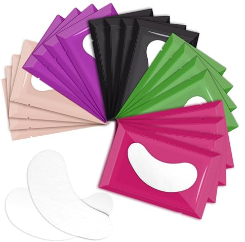 Natuhana Patch Occhi Extension,100 Paia Gel Eye Pads per Lifting Ciglia per Professionali