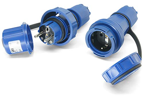Stecker & Kupplung - Set SK 230V/16A IP68 druckwasserdicht - PCE