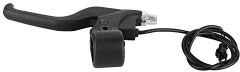 Qiilu Palanca de freno izquierda,Maneta de freno izquierda de plástico negro para bicicletas eléctricas de bolsillo en scooters eléctricos para Electric Scooter Pocket e-Bike