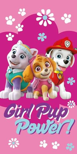 Aymax Paw Patrol Girl Power Badetuch